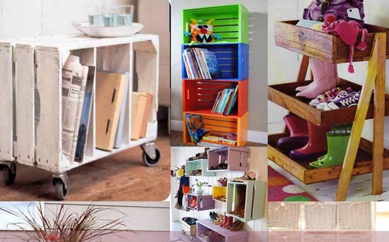 Diy κατασκευές και διακοσμητικές ιδέες απο παλιά καφάσια